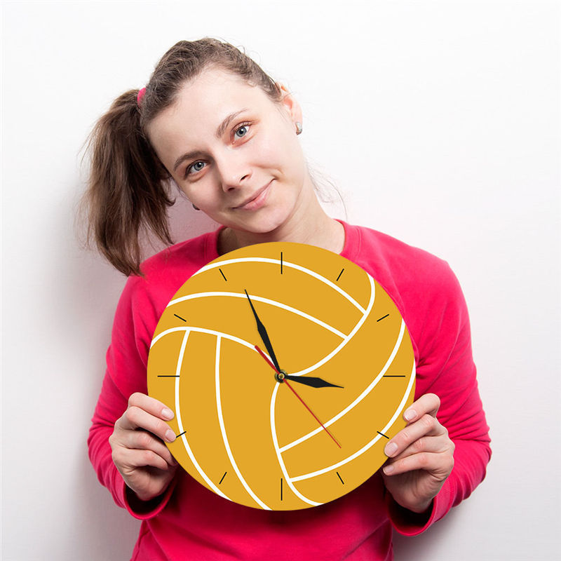 Fashion Wall Clock Volleyball Player Lovers Home Decoration Clock Wall Clock