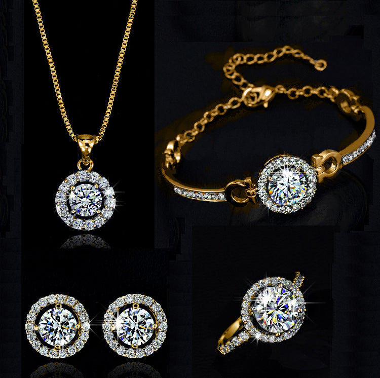 Luxury Gold and Silver jewelry set