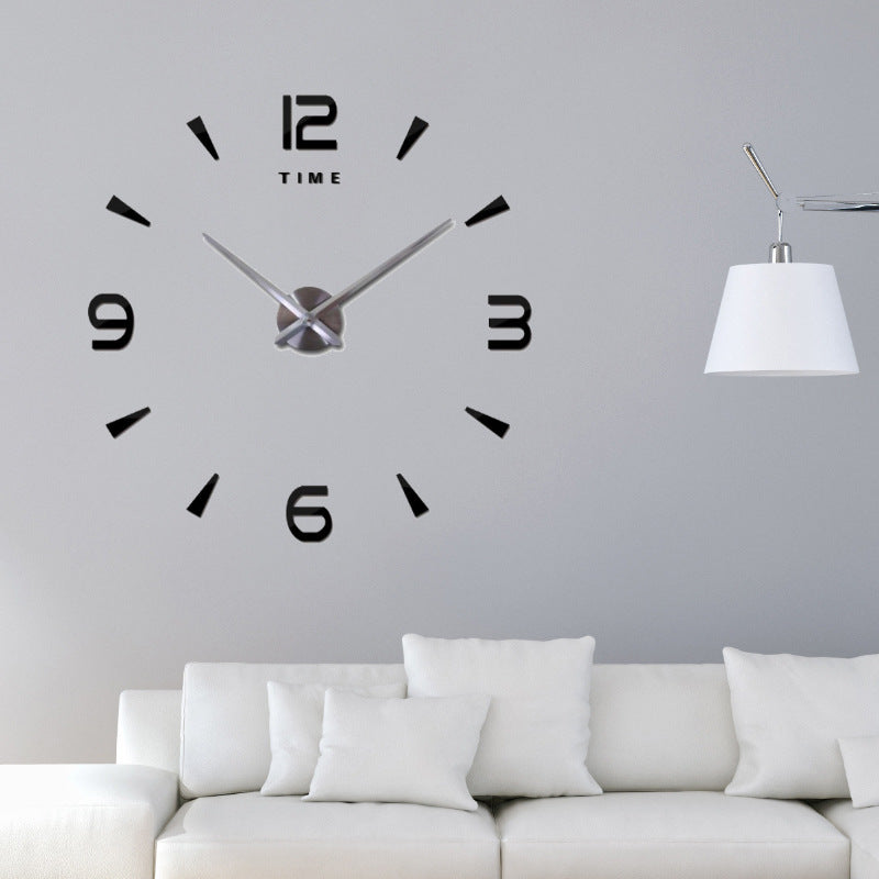 Round clock acrylic 3d sticker clock