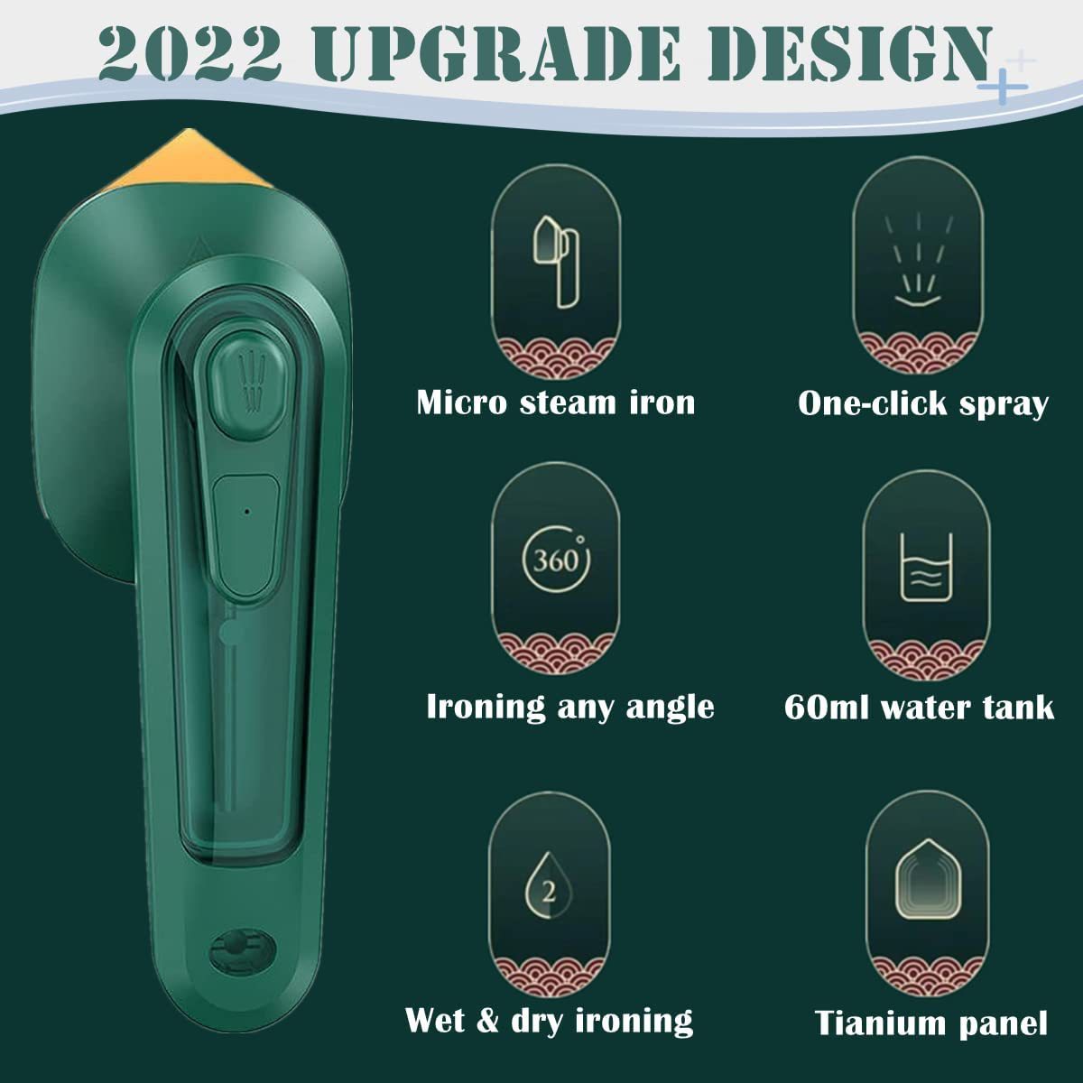 Steam Household Upgrade Small Electric Iron Travel Ironing Machine Mini Iron