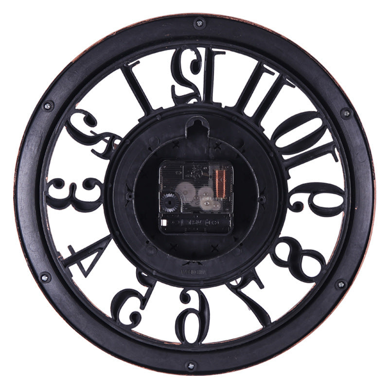 Home Round Clock 11 Inch Living Room Clock Creative Wall Clock Quartz Clock