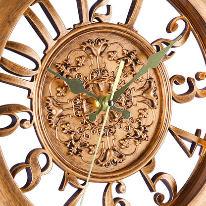 Home Round Clock 11 Inch Living Room Clock Creative Wall Clock Quartz Clock