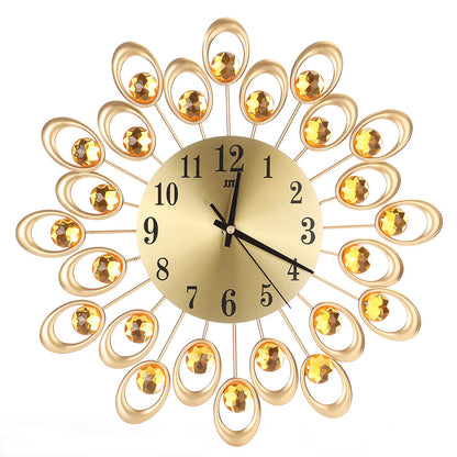 Wrought Iron Personality Clock Wall Clock