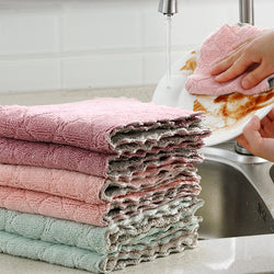 Clean Dish Towel And Dish Cloth