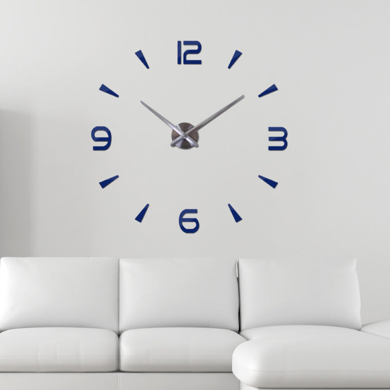 Round clock acrylic 3d sticker clock