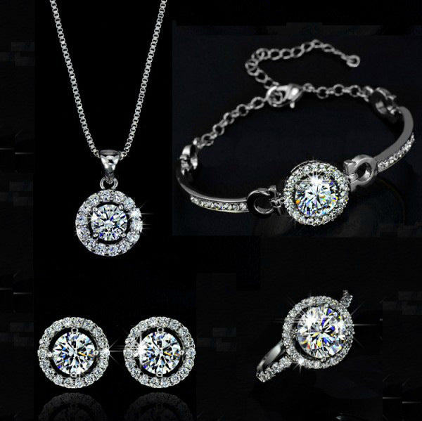 Luxury Gold and Silver jewelry set