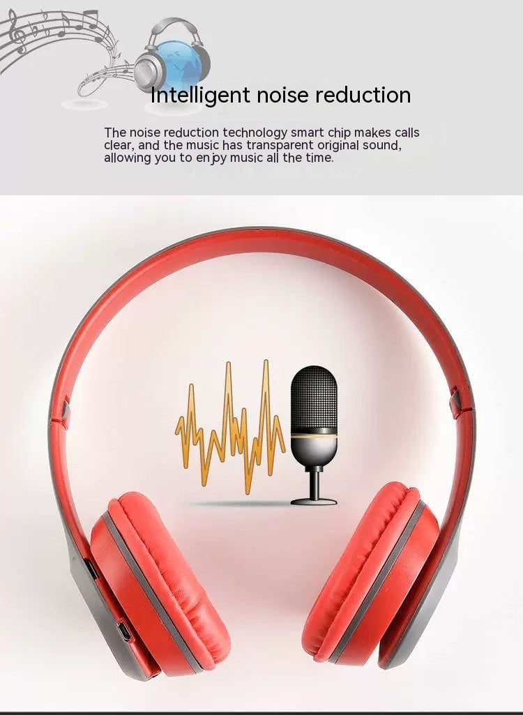 P47 Bluetooth Headphone Head-mounted Folding