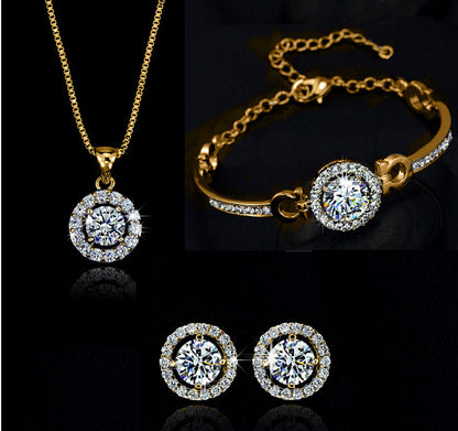 Luxury Gold and Silver jewelry set