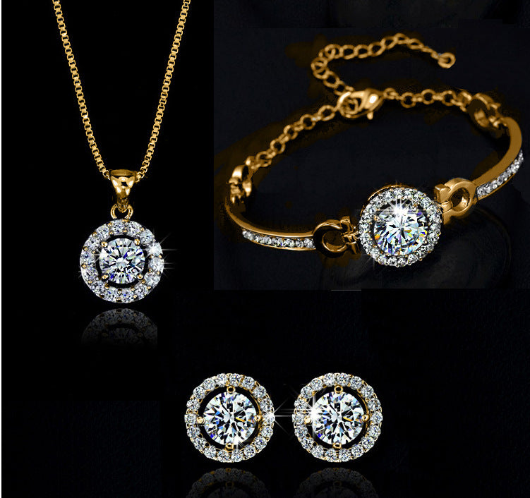 Luxury Gold and Silver jewelry set
