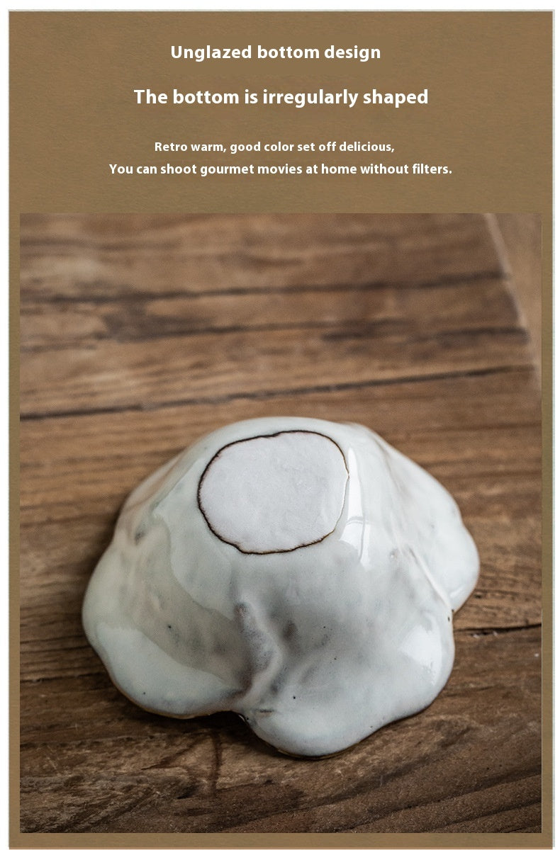 Petals Seasoning Dish Household Ceramic Dish