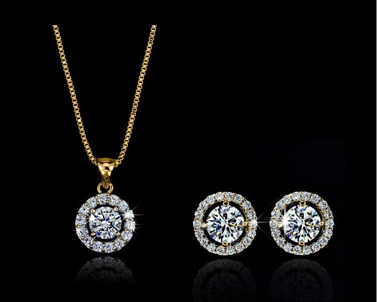 Luxury Gold and Silver jewelry set