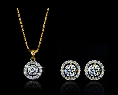 Luxury Gold and Silver jewelry set