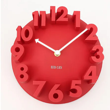 3D Stylish Minimalist Wall Clock