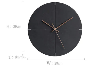 Modern Minimalist Silent Wall Clock