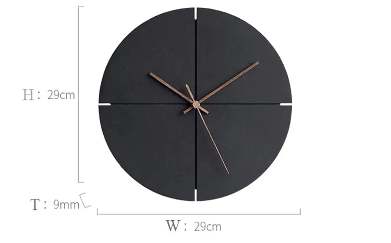 Modern Minimalist Silent Wall Clock