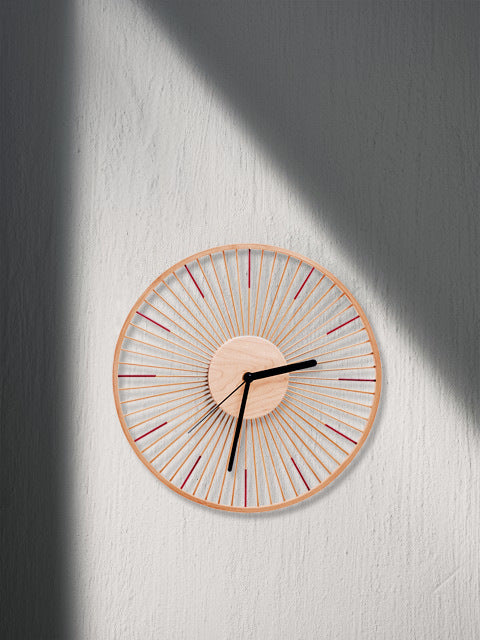 Solid Wood Clock Clock Living Room
