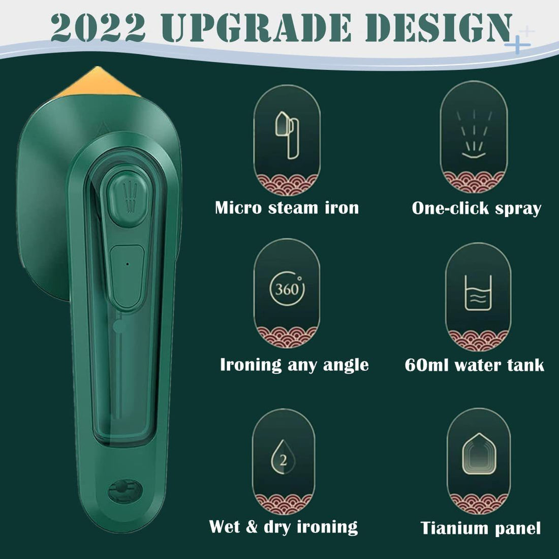 Steam Household Upgrade Small Electric Iron Travel Ironing Machine Mini Iron