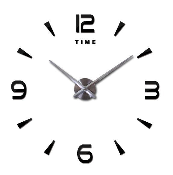 Round clock acrylic 3d sticker clock