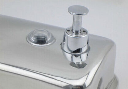 Stainless steel soap dispenser