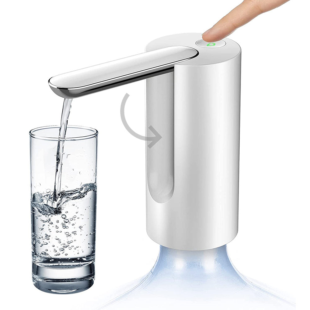 Foldable Water USB Automatic Dispenser Button Control Portable