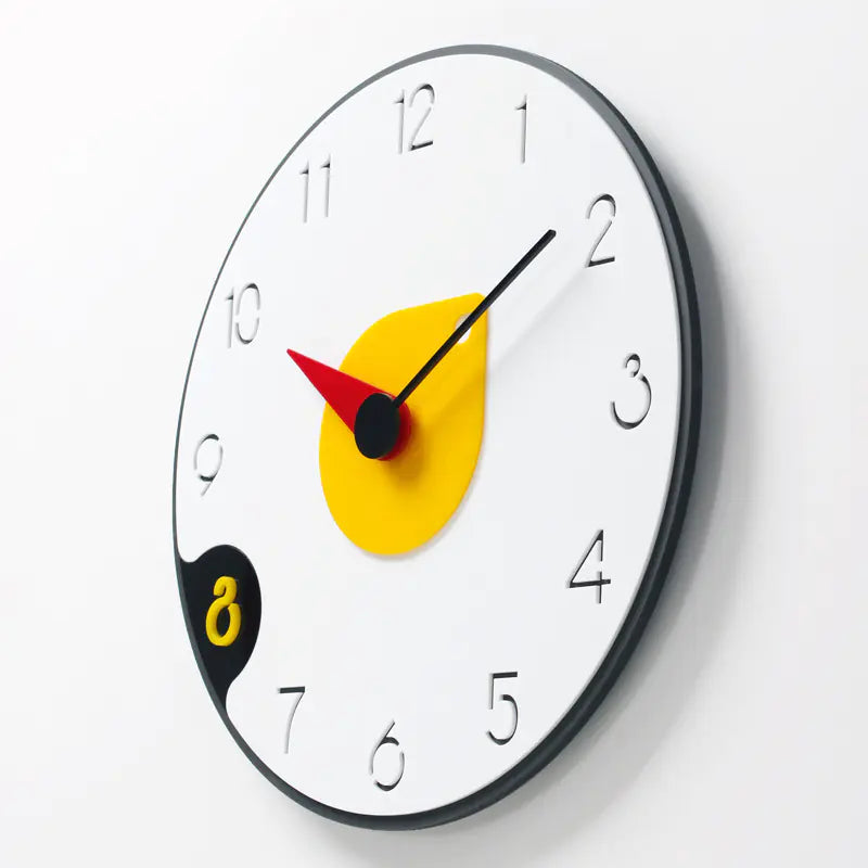 3D Laser Engraved Wall Clock