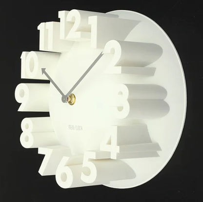3D Stylish Minimalist Wall Clock
