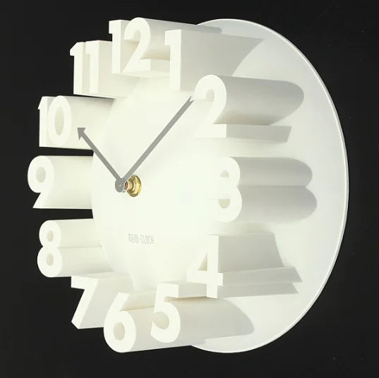 3D Stylish Minimalist Wall Clock