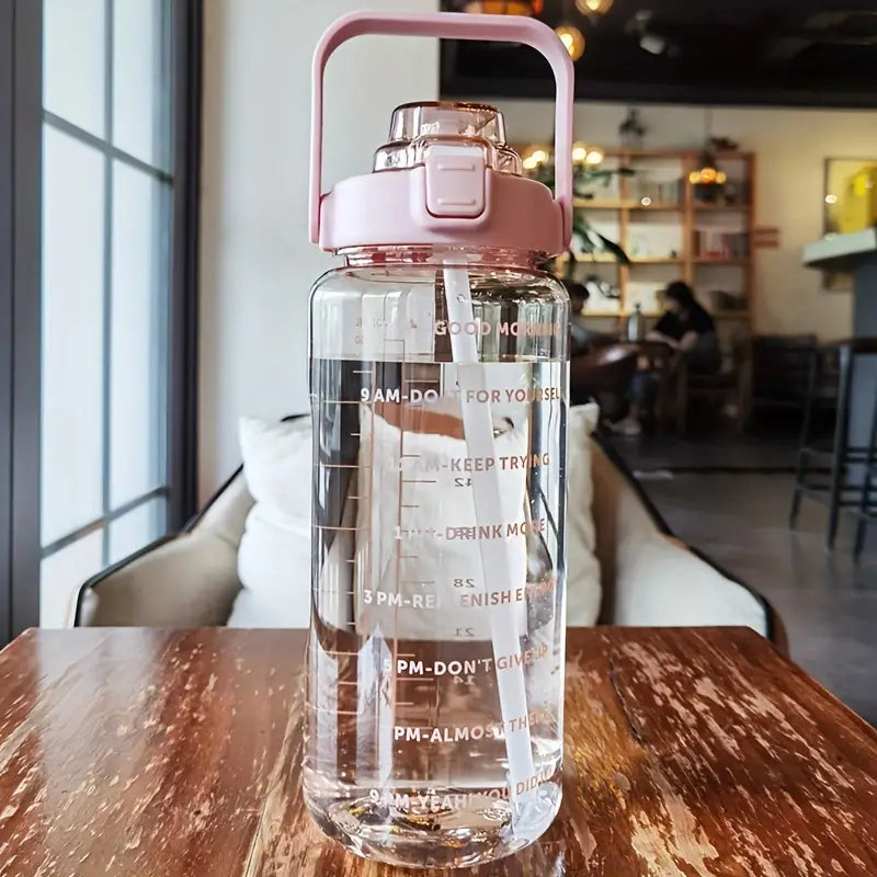 Large Capacity 67.63oz Plastic Water Bottle with Straw