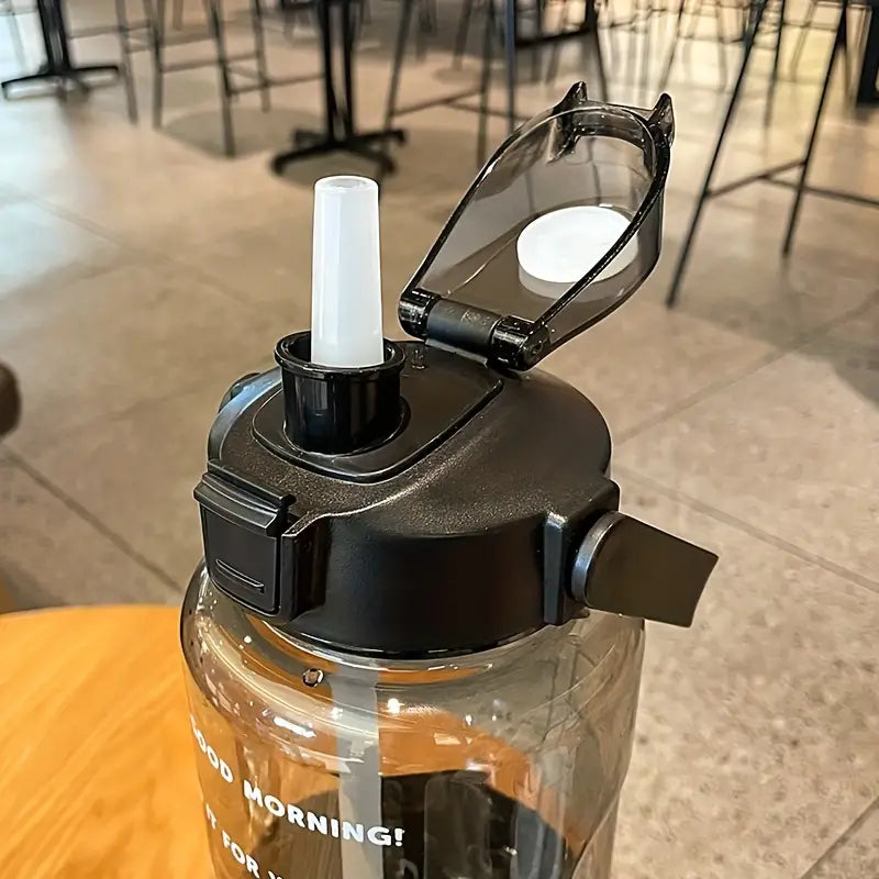 Large Capacity 67.63oz Plastic Water Bottle with Straw