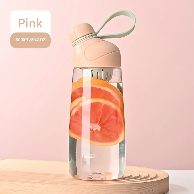 Plastic Water Bottle with Tea Strainer