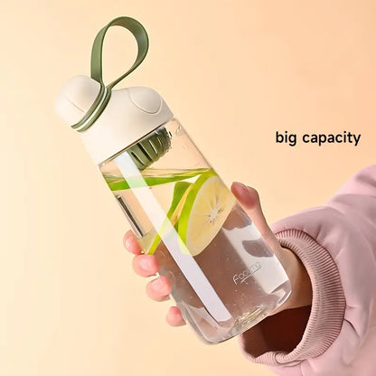Plastic Water Bottle with Tea Strainer