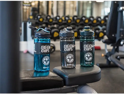 Large Capacity Portable Plastic Water Bottle (1pc)