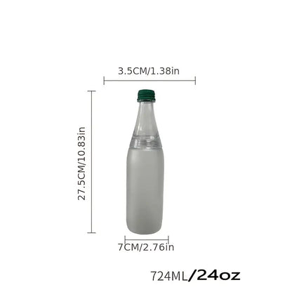 Large Capacity 724ml Plastic Water Bottle for Outdoors