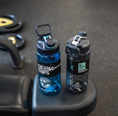 Large Capacity Portable Plastic Water Bottle (1pc)