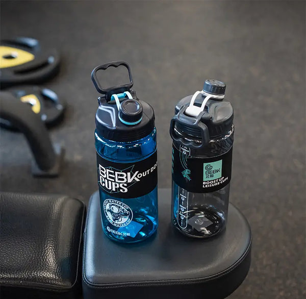 Large Capacity Portable Plastic Water Bottle (1pc)