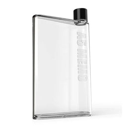 A5 Flat Plastic Water Bottle and Creative Cup