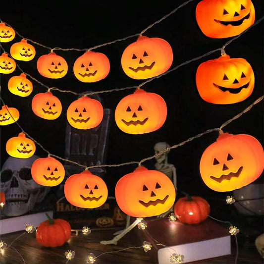 Halloween Decorations Big Pumpkin String Lights