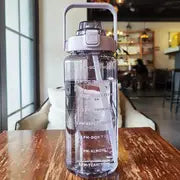 Large Capacity 67.63oz Plastic Water Bottle with Straw