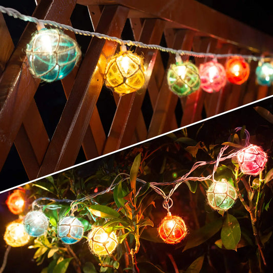 Nautical Fishing Float String Lights