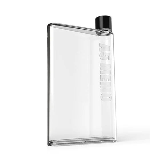 A5 Flat Plastic Water Bottle and Creative Cup