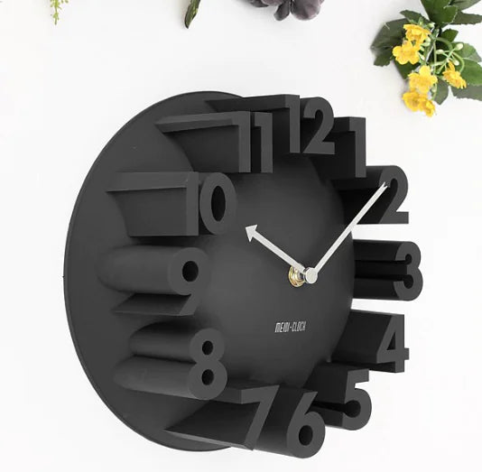 3D Stylish Minimalist Wall Clock