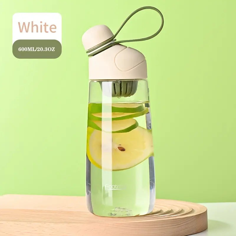 Plastic Water Bottle with Tea Strainer